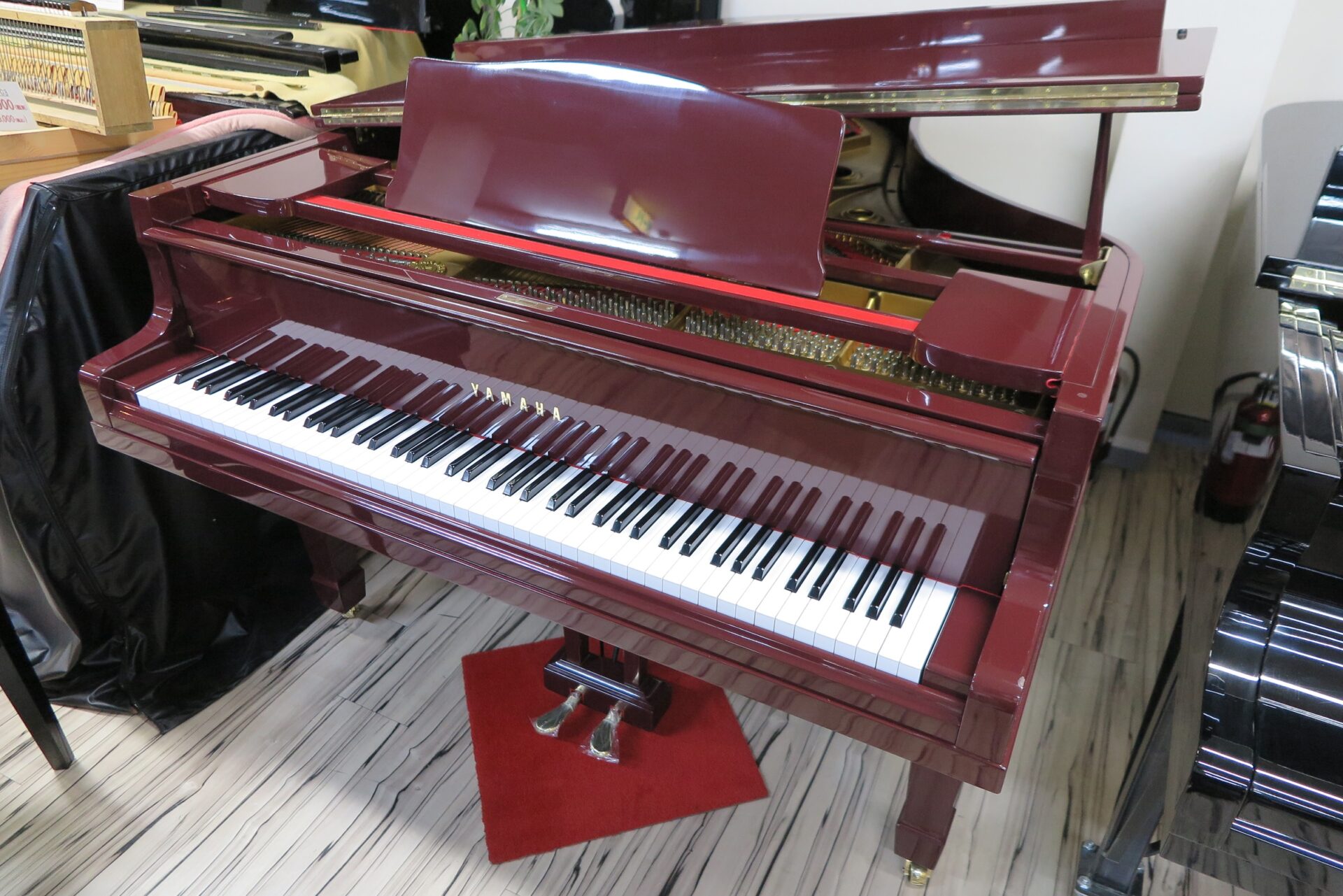 YAMAHA グランドピアノ G3 2本ペダル黒（ディアパソン No.170（中古再 